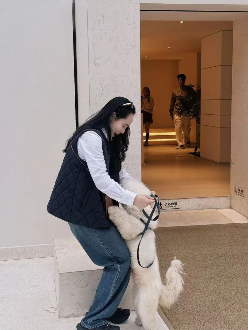 La fleur éternelle｜堆堆裤水洗时尚复古高腰百搭潮流直筒休闲