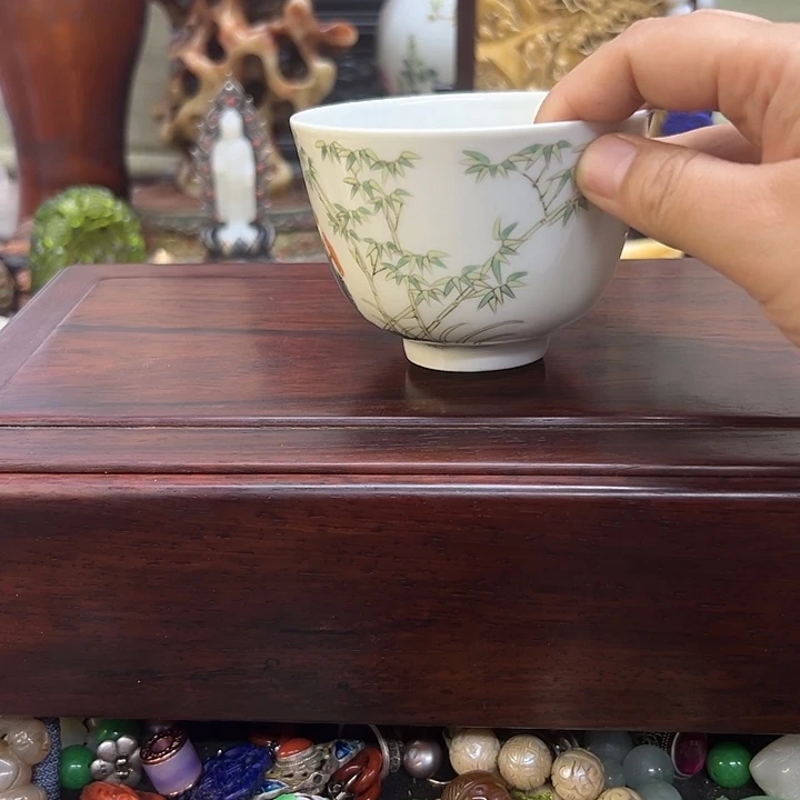 紫砂壶半**过瓷杯！紫砂壶茶具