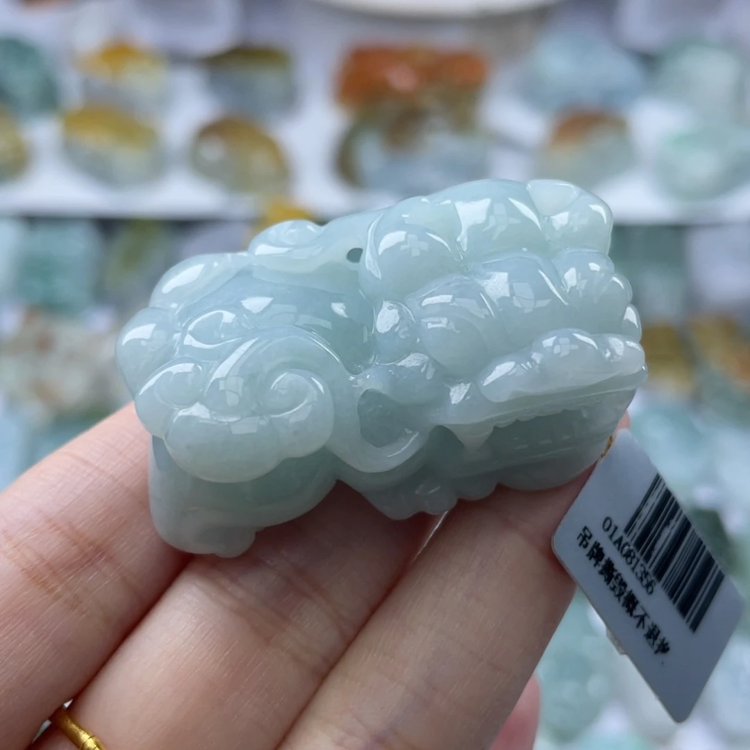 颈饰未镶嵌翡翠貔貅34