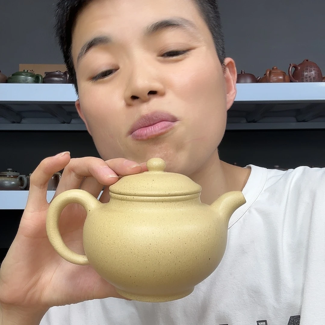 茶壶底槽青民间手艺人全手工制作