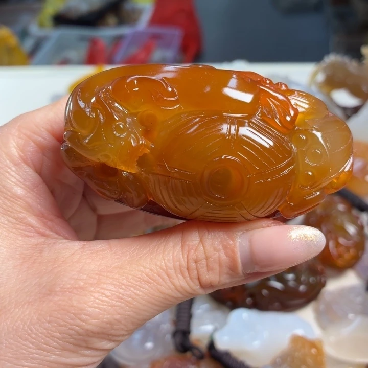 玛瑙/玉髓未镶嵌吊坠(不含链)