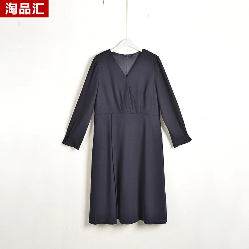 GPD2【专柜捡漏】中高端时尚女装DQB-连衣裙2264-午夜蓝