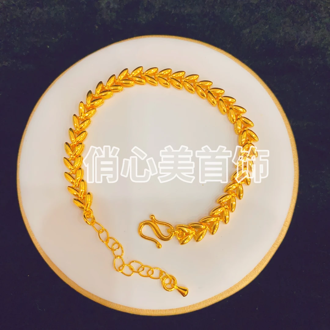 铜合金手链 百顺极光麦穗手链时尚饰品
