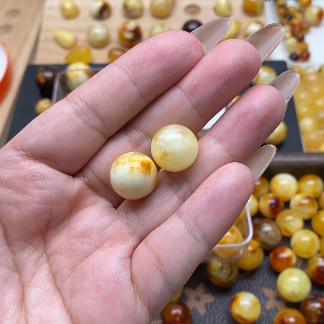 H***生琥珀未镶嵌珠宝奇石蜜蜡