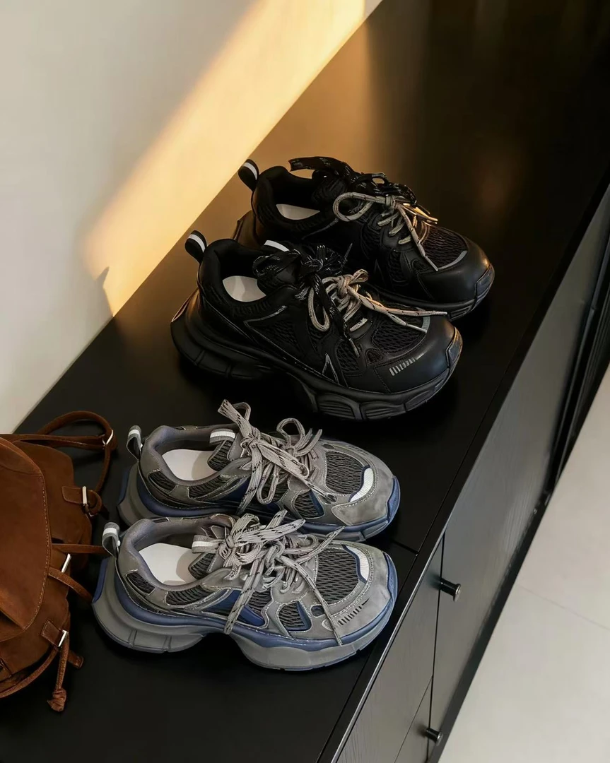 JINY SHOE | 秋季新款小怪兽轻便增高复古百搭老爹鞋运动鞋女鞋