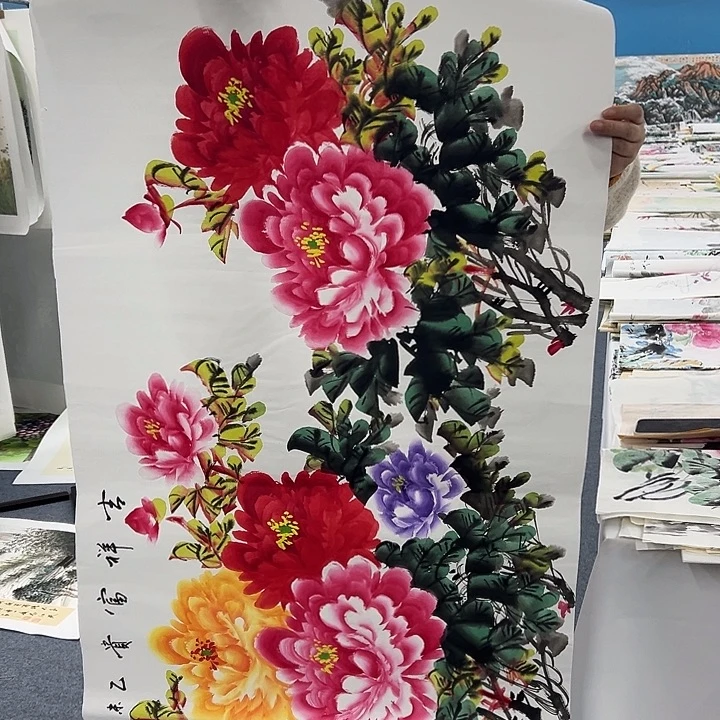 国画纯手绘作品图