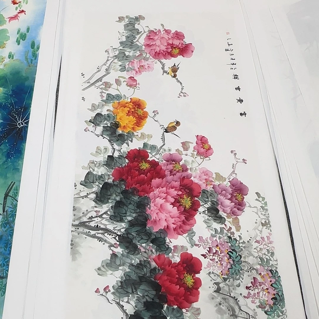 国画138*70纯手绘刘亦凌
