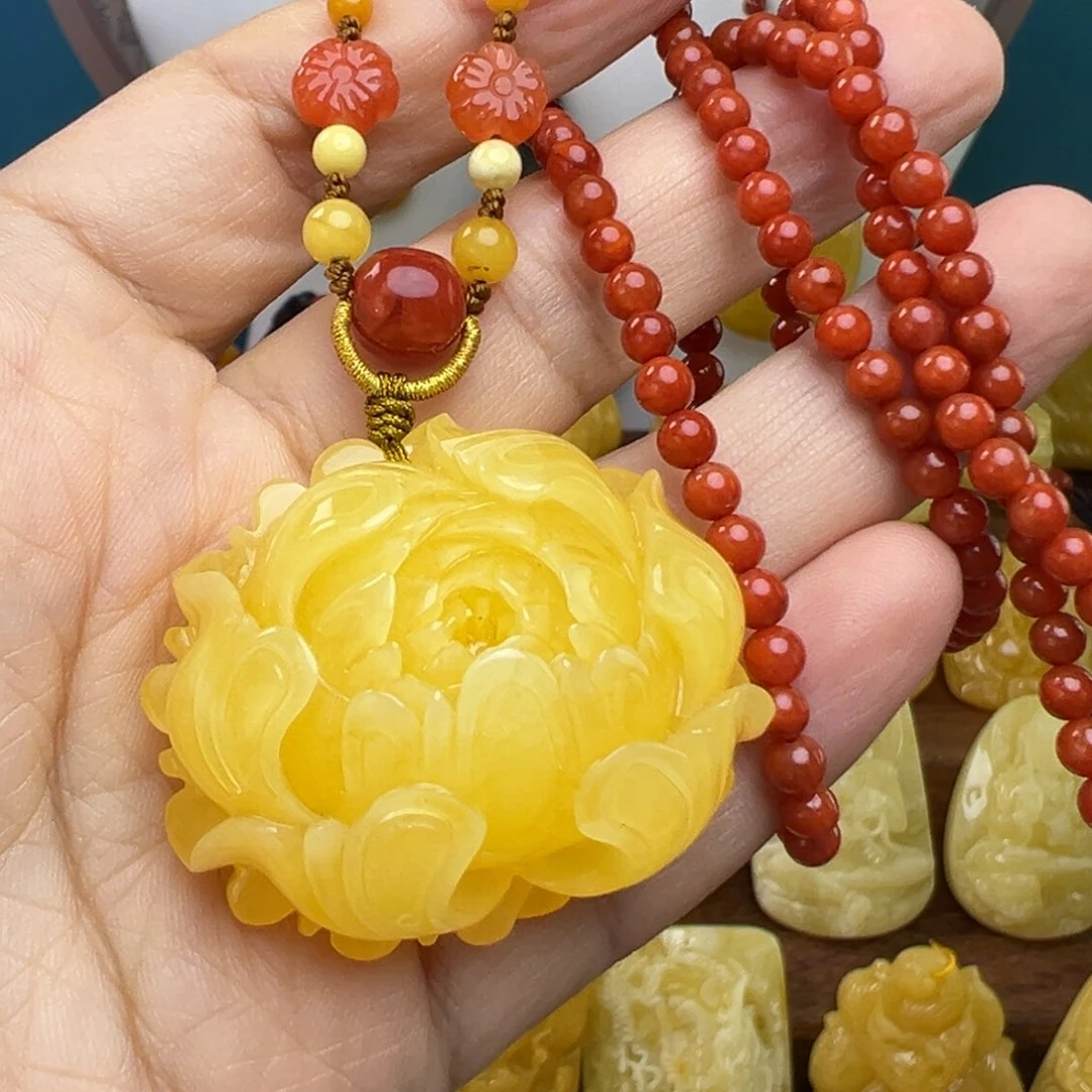 蜜蜡吊坠(赠链)未镶嵌