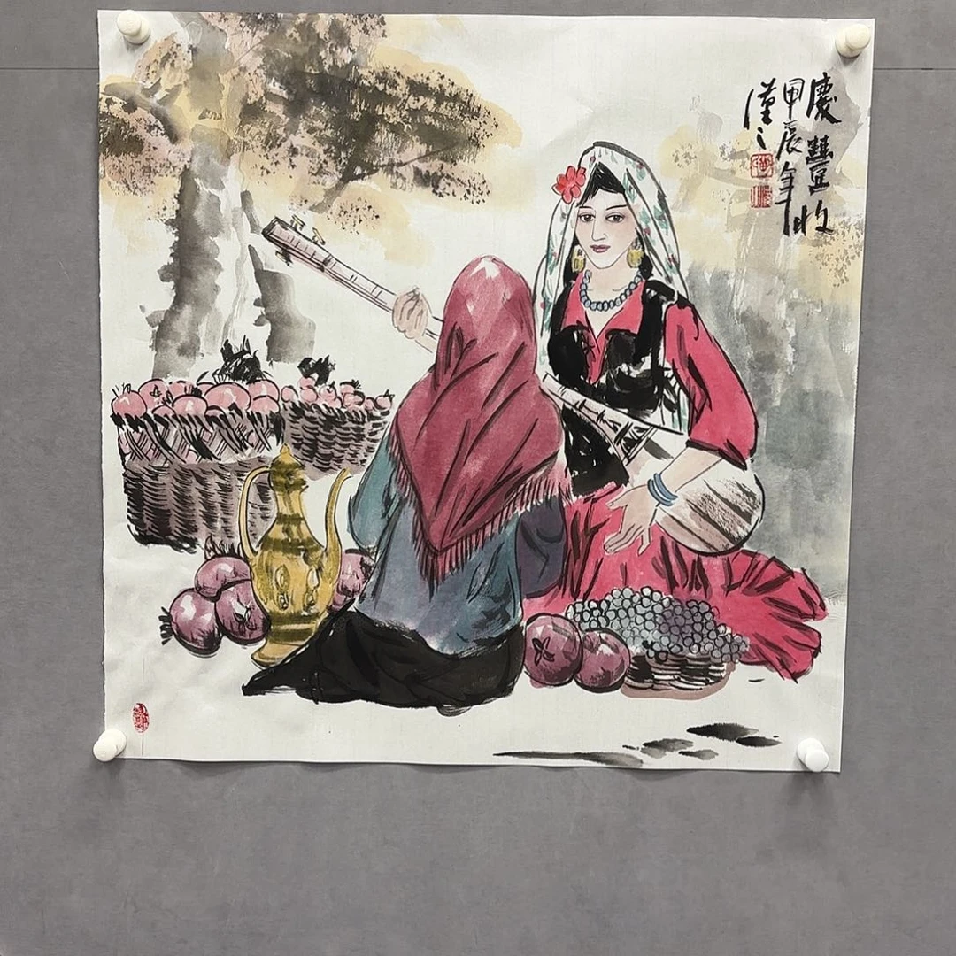 国画亲笔手绘原创