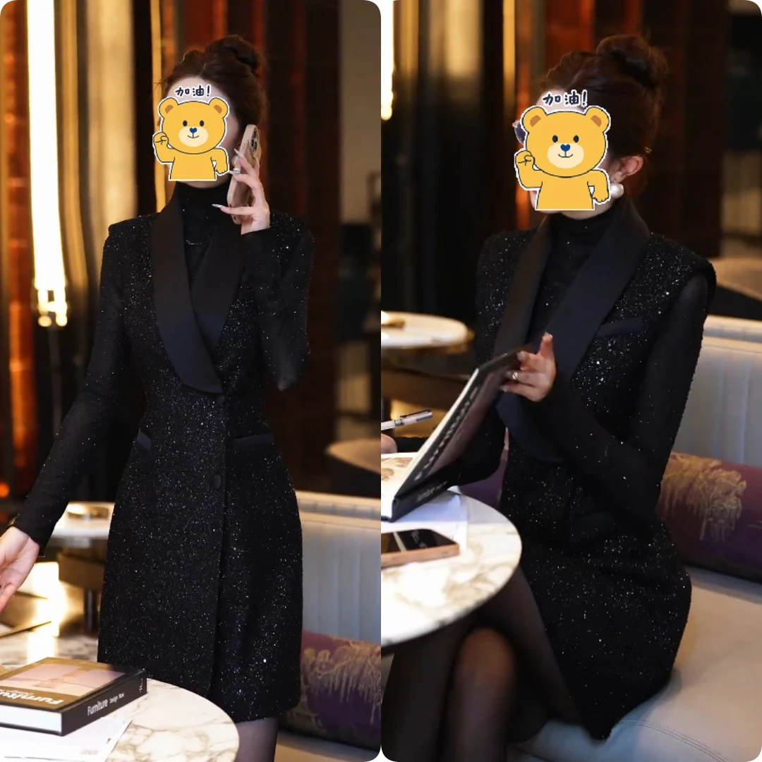 2025秋季新款时尚修身显瘦款女气质网红洋气套装百搭款G6467