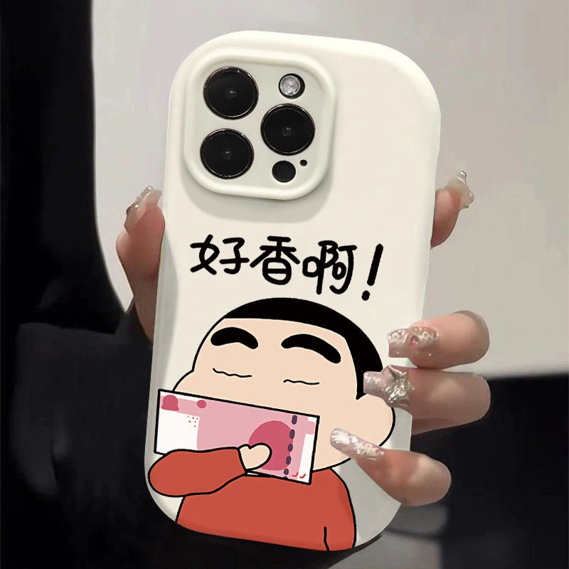 好香啊小新适用于iphone16promax苹果15手机壳14/13软12简手机套