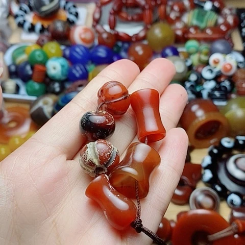 风***志玛瑙/玉髓合金珠宝半成品