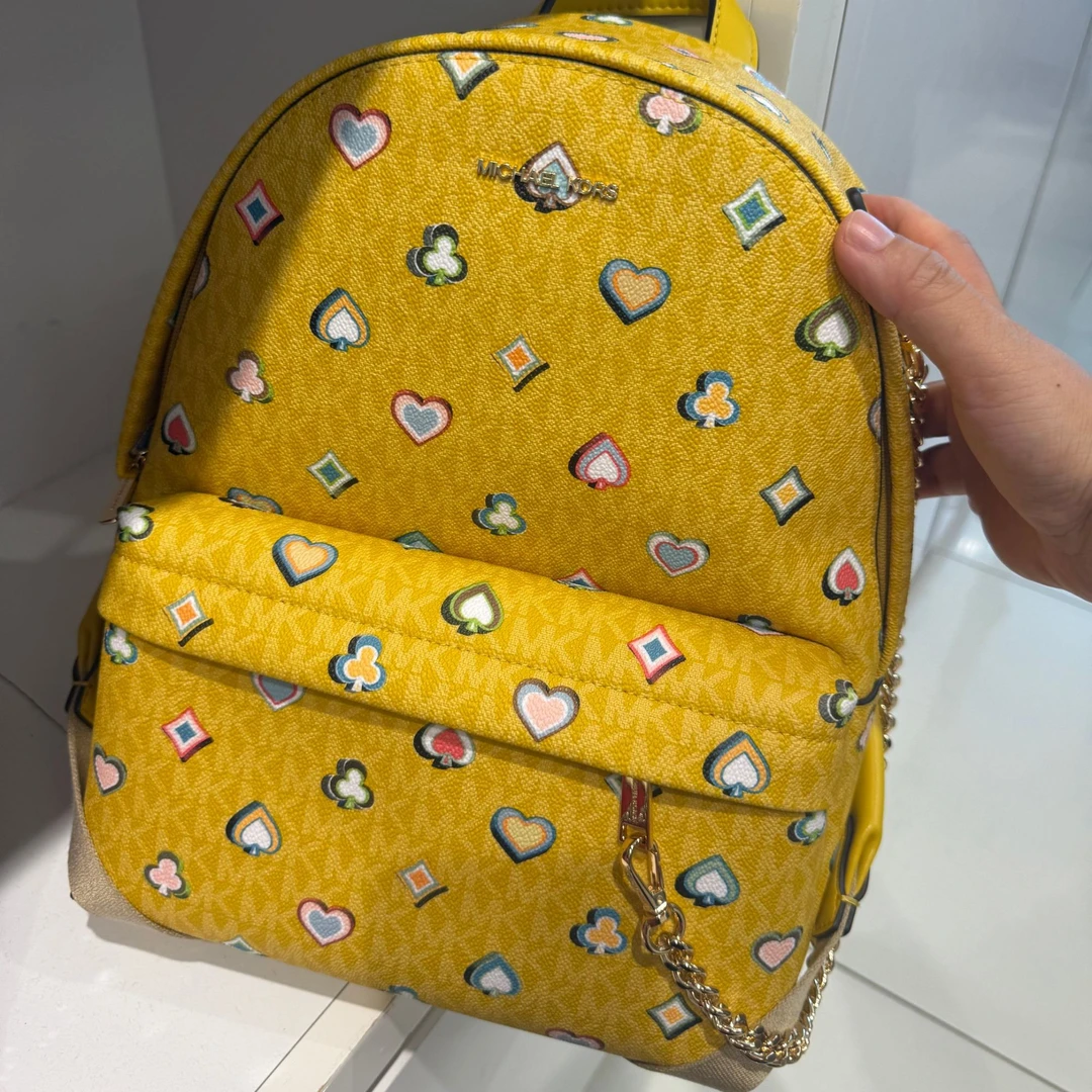 MICHAEL KORS/迈克高仕SLATER 中号印花 双肩包 开架清仓