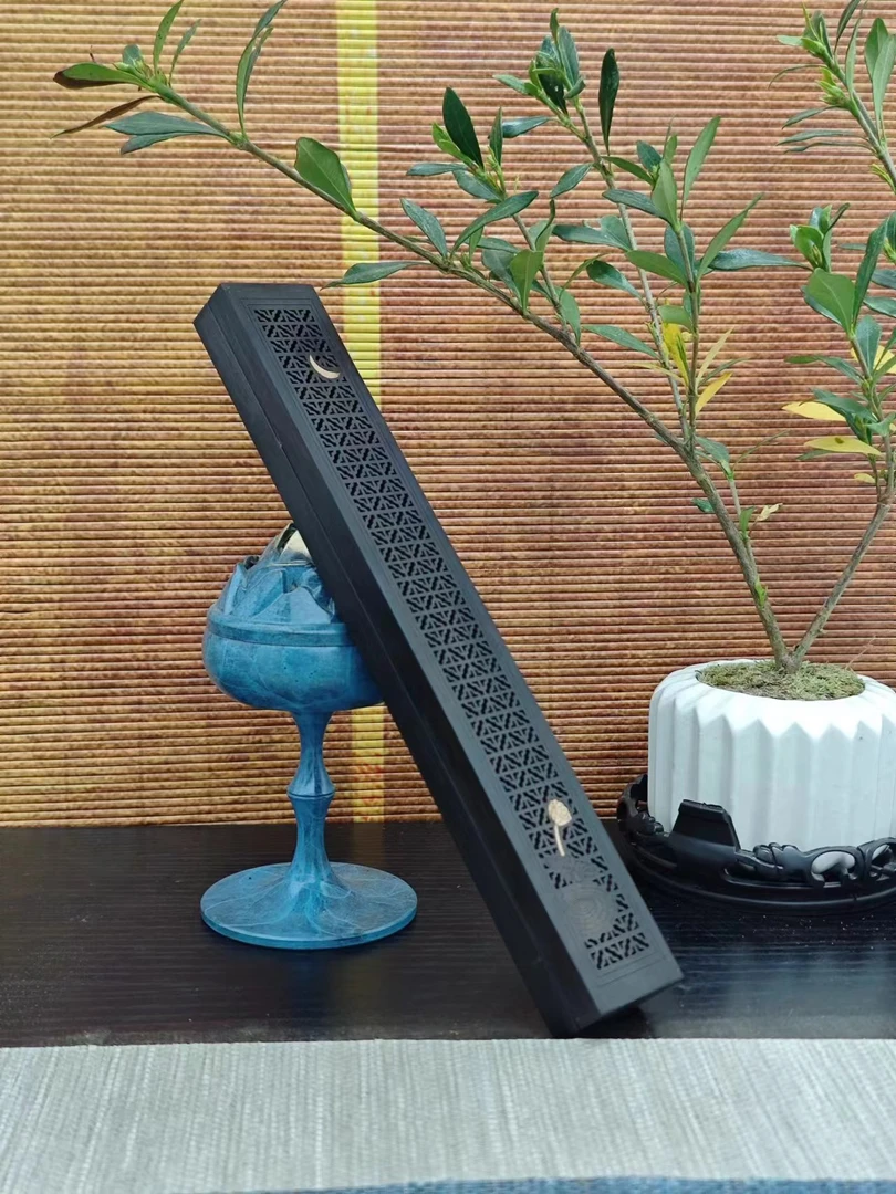 黑檀长款香盒1个