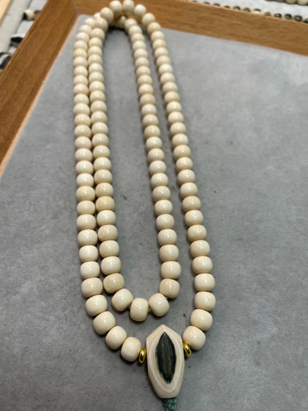 猛犸象牙7/8脖链108颗