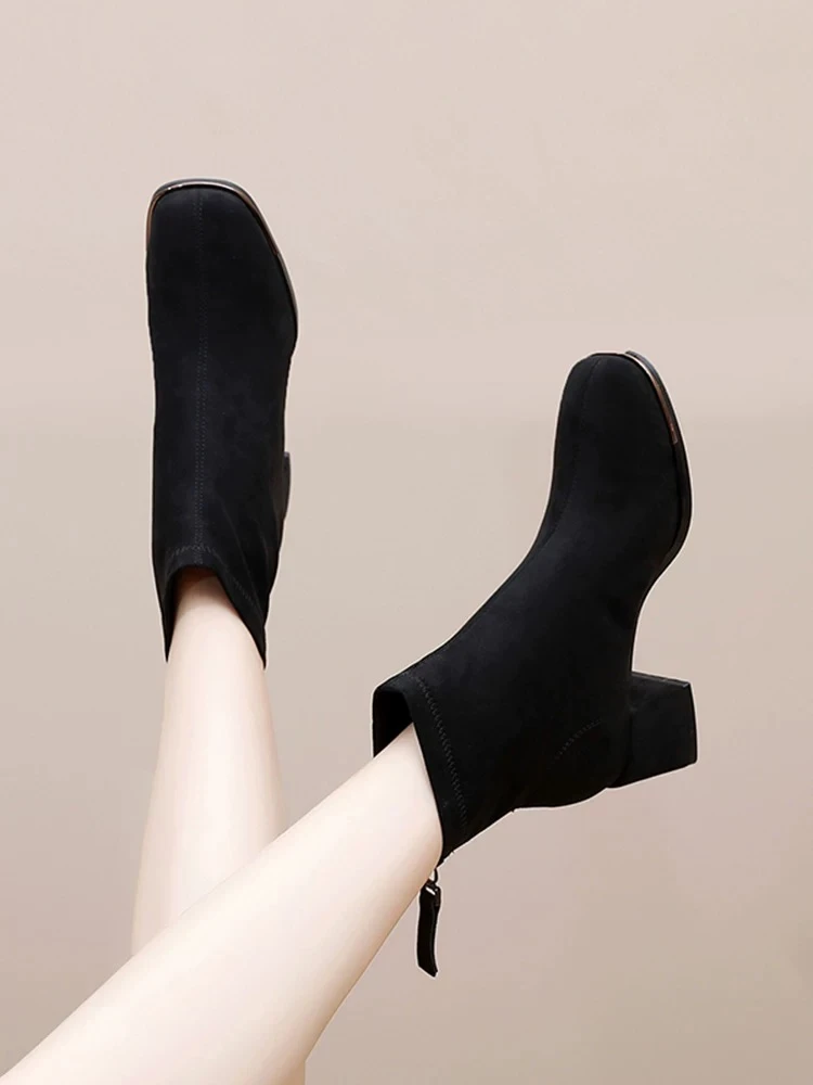 新款瘦腿神器时尚百搭秋冬女士长筒骑士靴9-351A