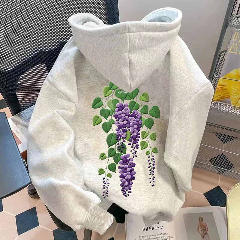 重磅加绒加厚连帽卫衣宽松双层帽美式高街男女同款男装秋冬季百搭