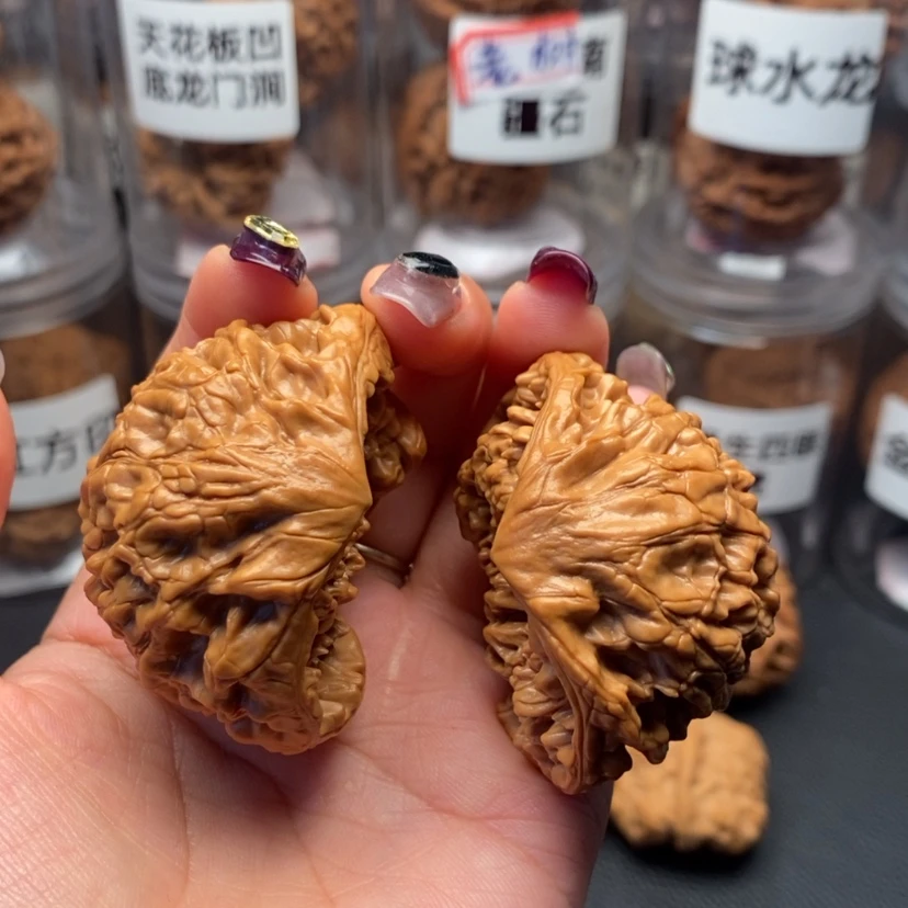 【闪购商品】吊坠文玩核桃聚宝盆蛇48