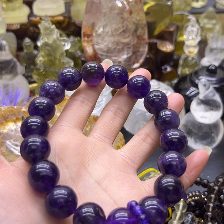 一***莲水晶珠宝半成品未镶嵌摆件