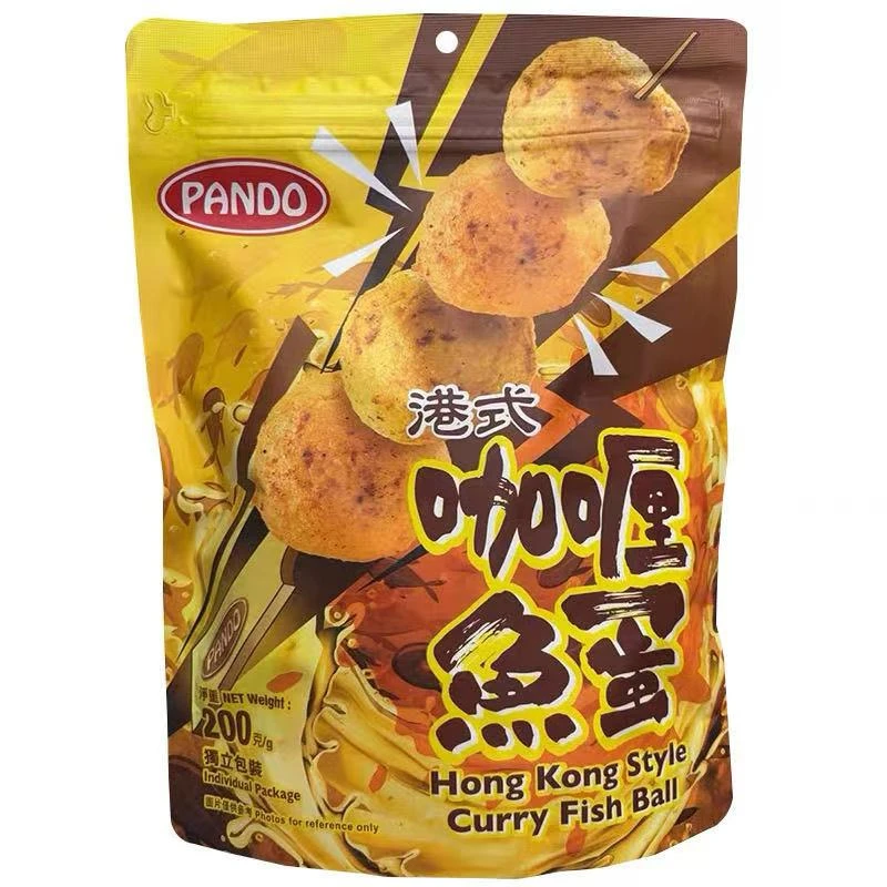 香港pando港式咖喱鱼蛋丸子独立包装休闲小零食解馋即食小吃
