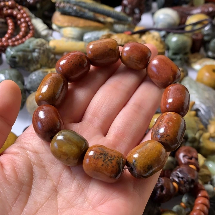 岫岩河磨玉（透闪石质玉）未镶嵌笔搁