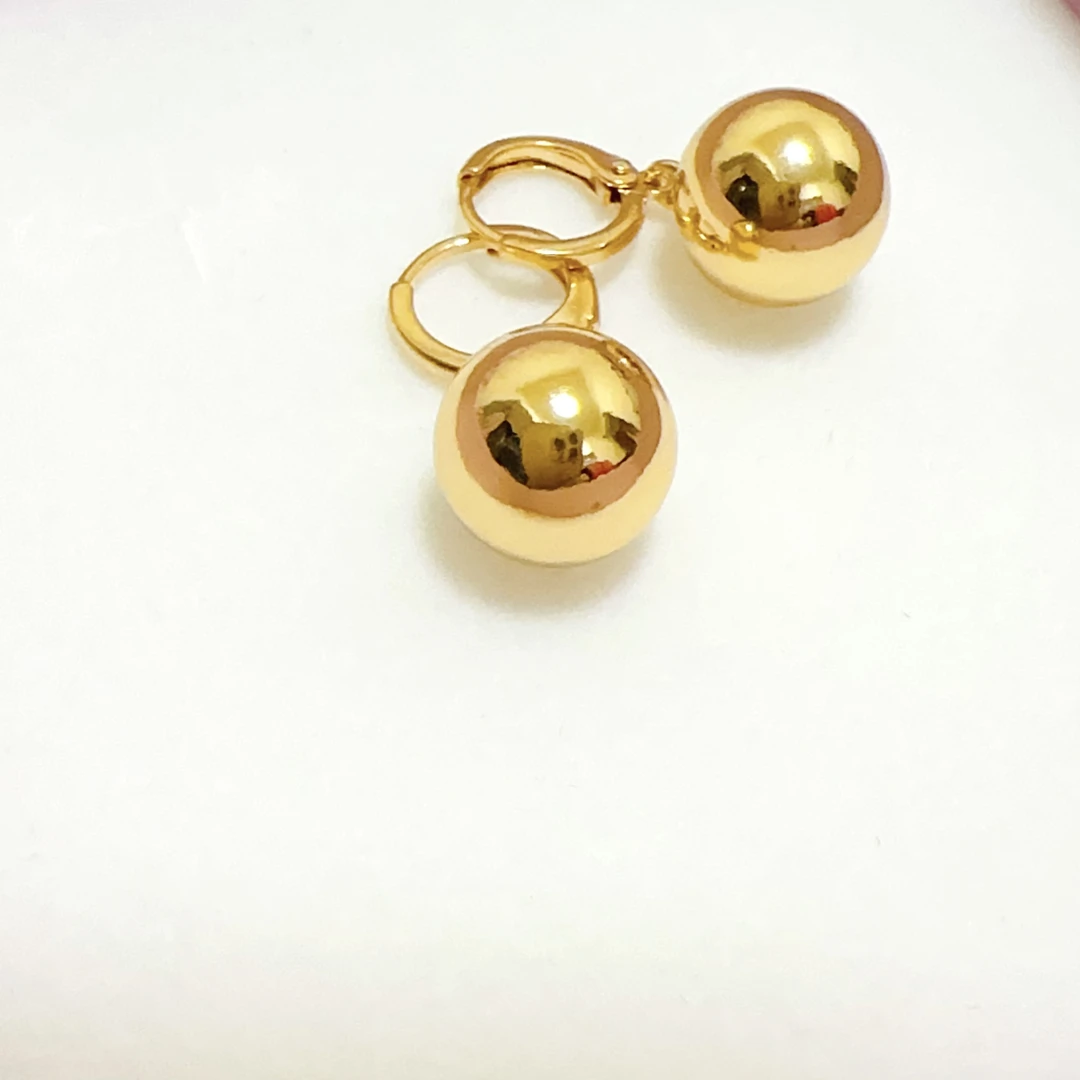 钛钢耳饰 【新款宝藏文创】卡12耳扣圆珠耳环 轻奢百搭时尚气质简约