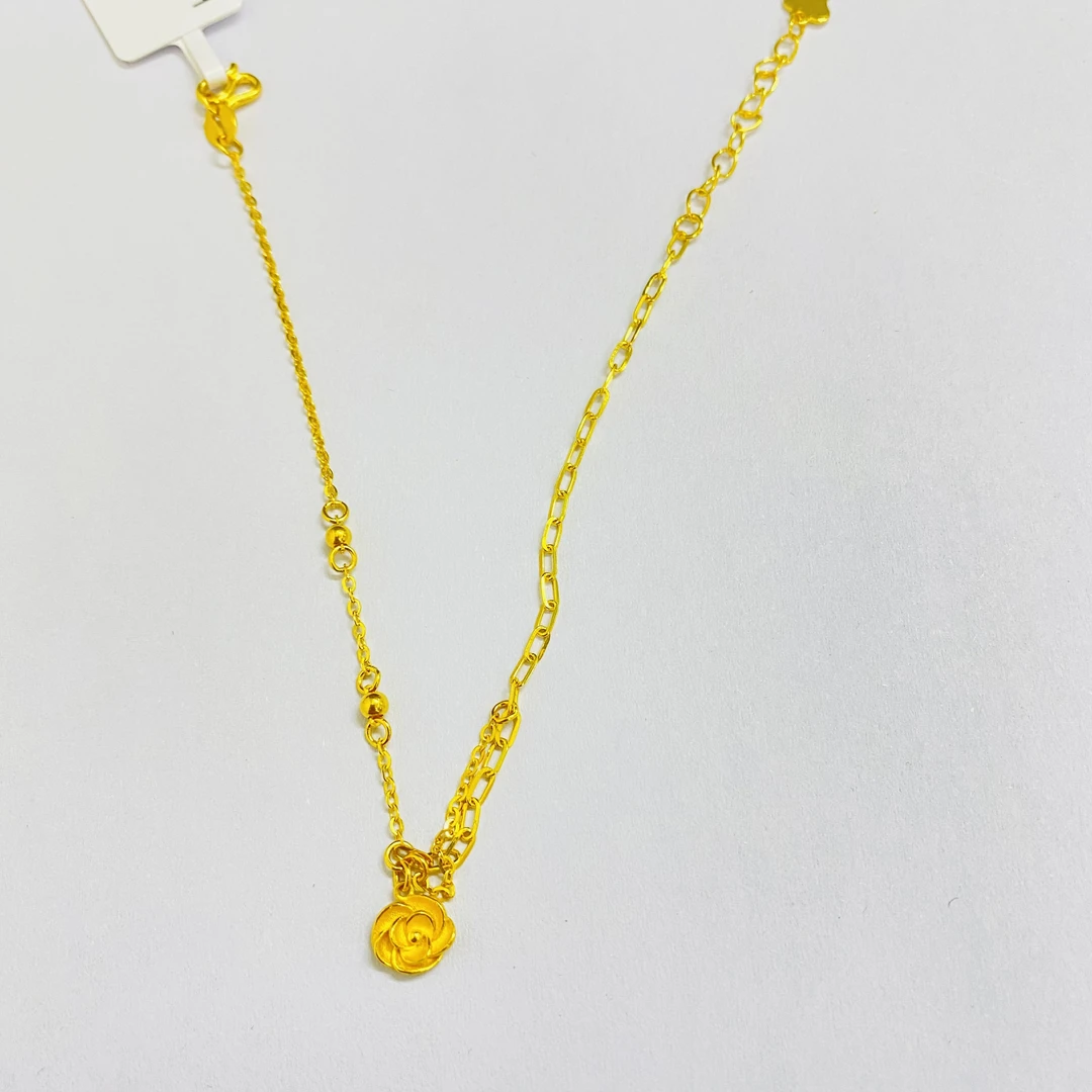 【旺旺金选】 足金999 玫瑰花手链 2.65