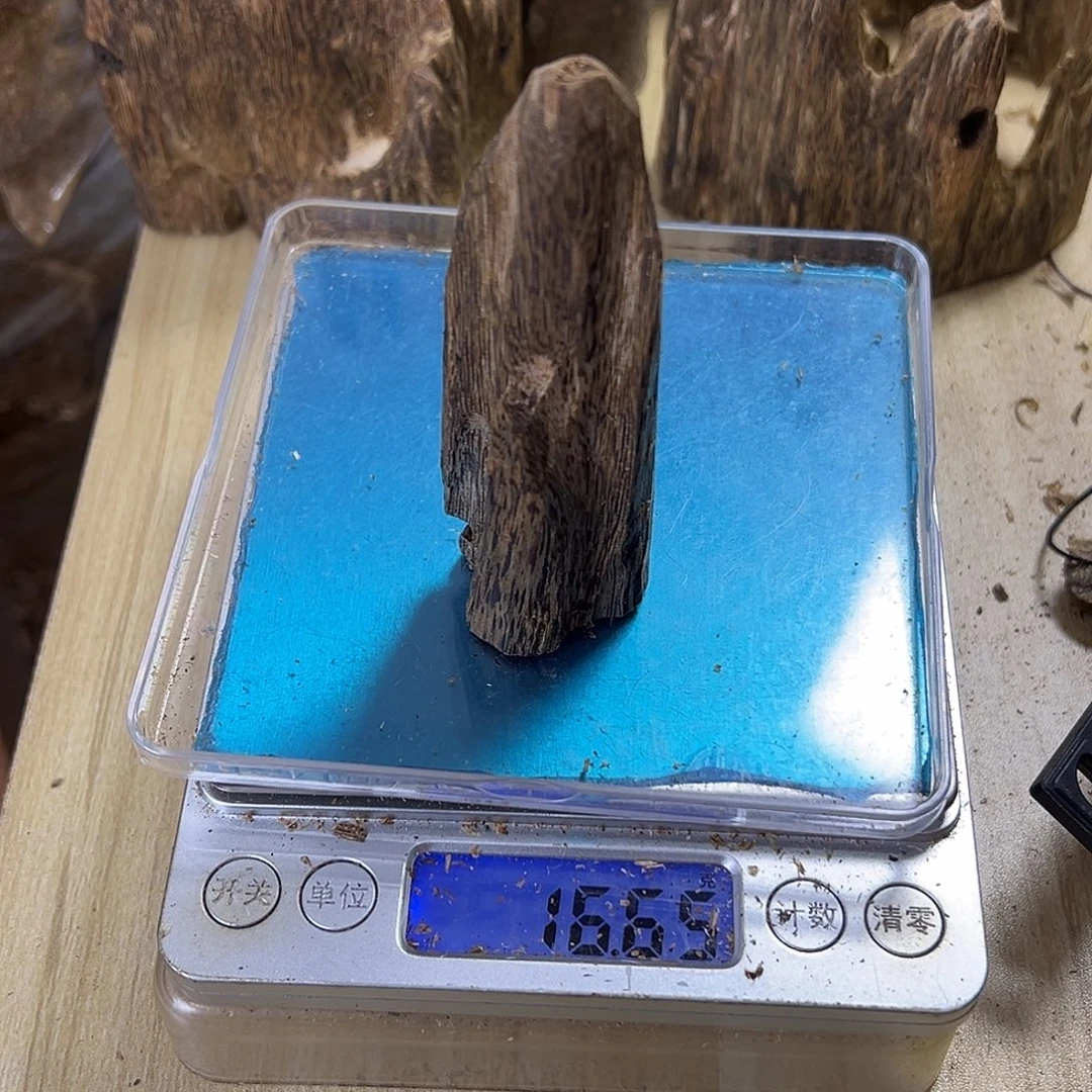 香料绿奇楠虫漏16克天然虫