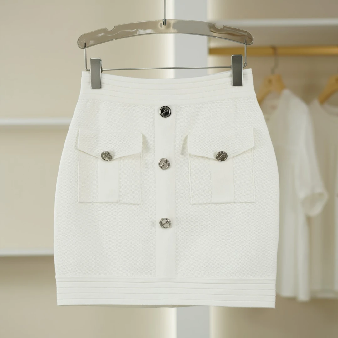 麦迪尚品【H】K195春秋时尚显身材气质包臀针织半身裙品牌女装