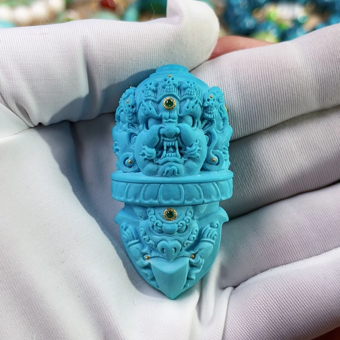 绿松石未镶嵌珠宝奇石