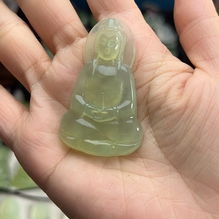 合金岫玉颈饰吊坠