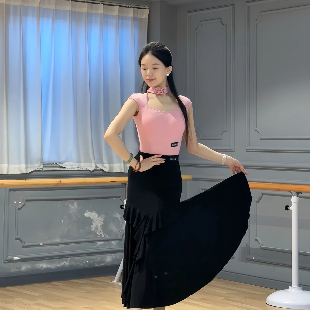 ELLA-D拉丁摩登舞服女国标舞艺考拉丁舞练习成人表演