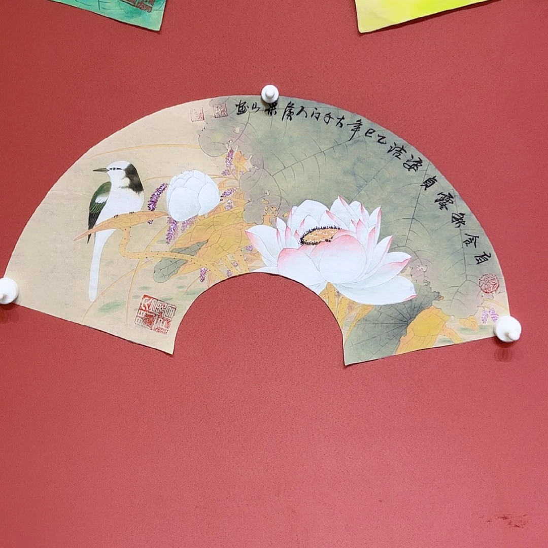 国画侯果山老师亲笔手绘作品朵