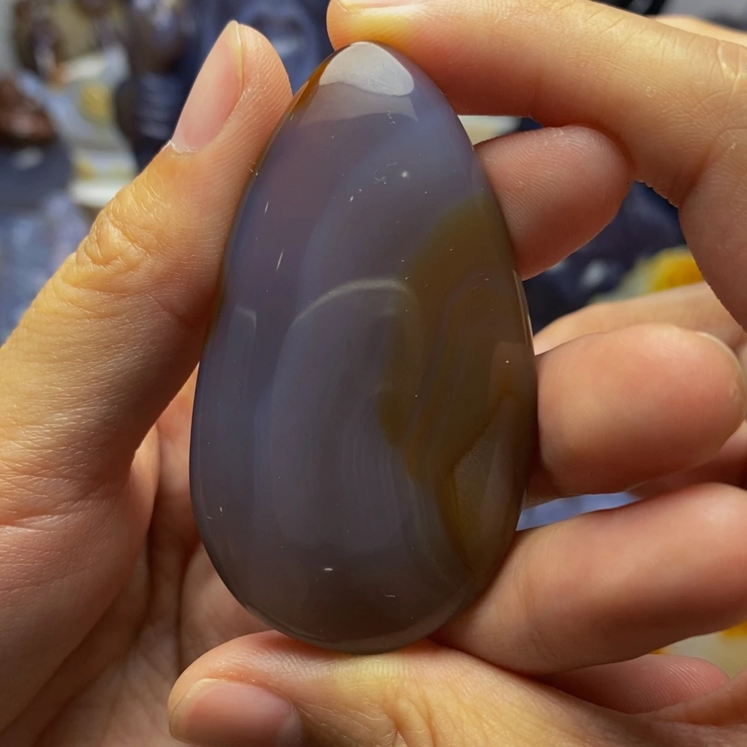 玛瑙/玉髓手把件未镶嵌