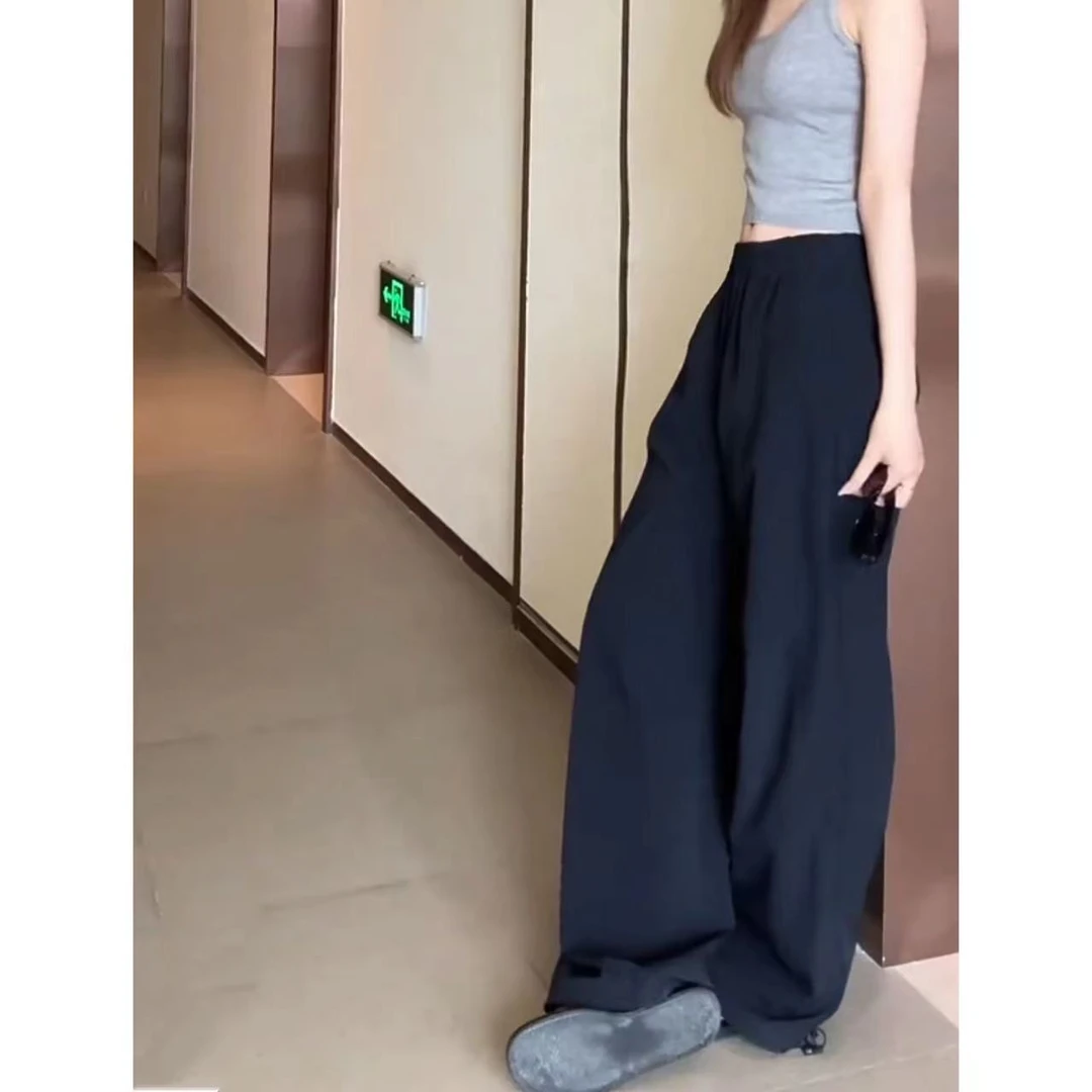 徐秋阳   夏日凉凉裤  百搭舒适显瘦休闲直筒夏季休闲裤9331-