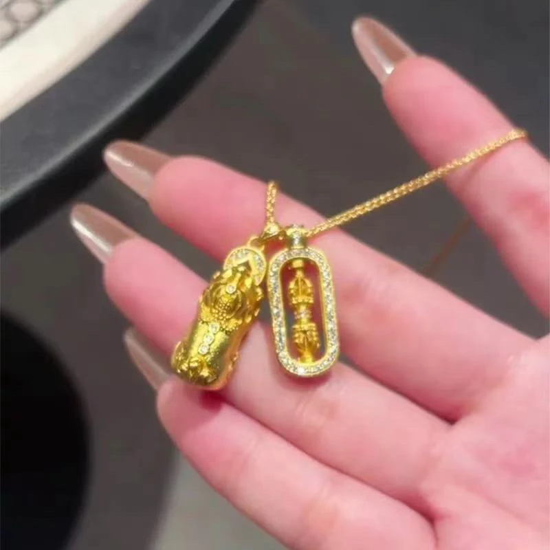 吊坠足银 金刚杵貔貅吊坠