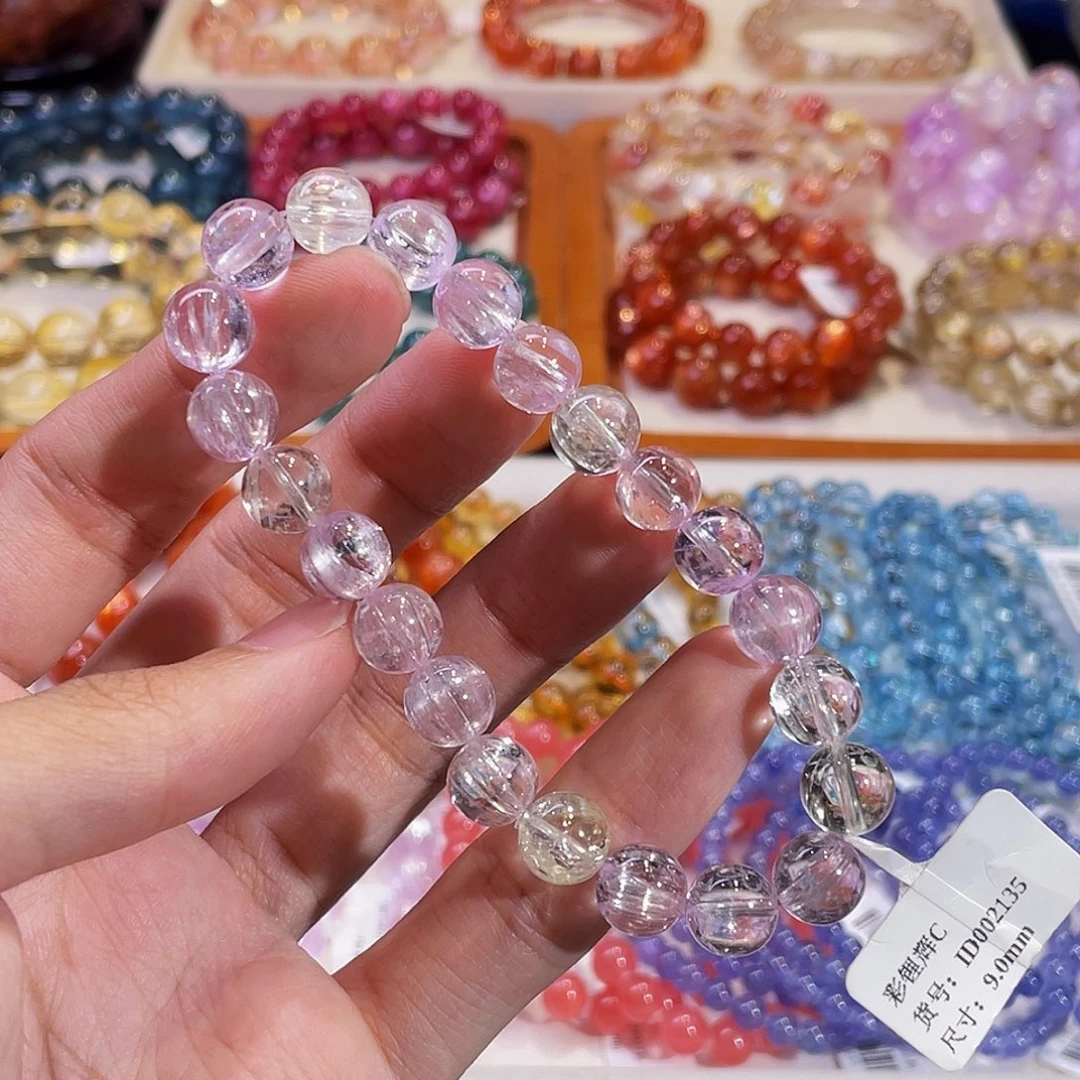 未镶嵌锂辉石手串彩锂辉9