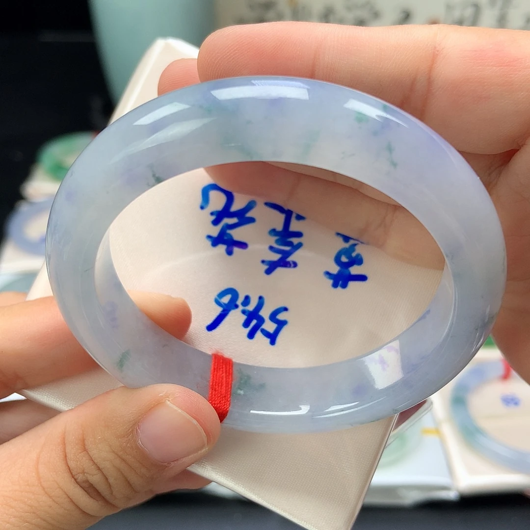 翡翠未镶嵌手镯49号