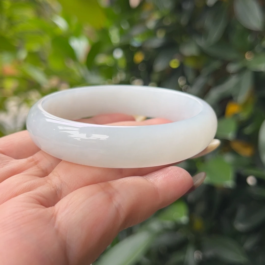 未镶嵌手镯翡翠58正圈