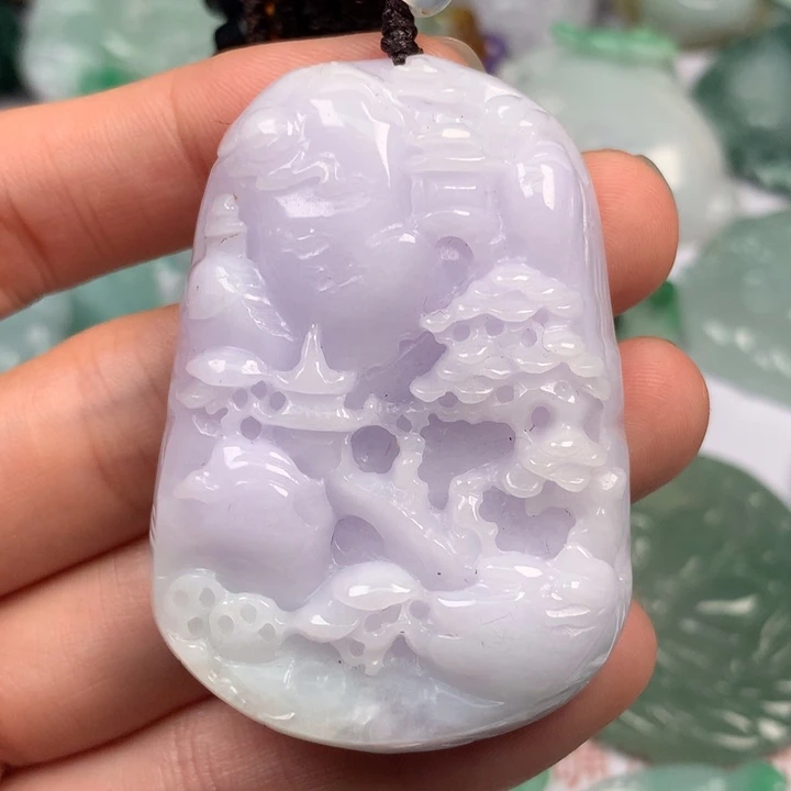 翡翠未镶嵌颈饰翡翠