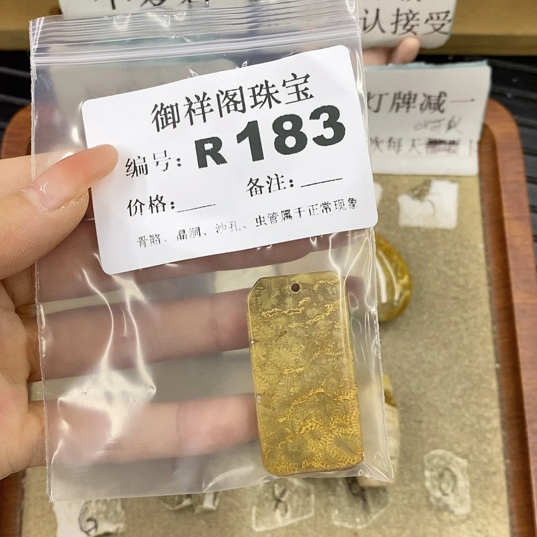 硅化珊瑚（珊瑚玉）未镶嵌颈饰一****儿