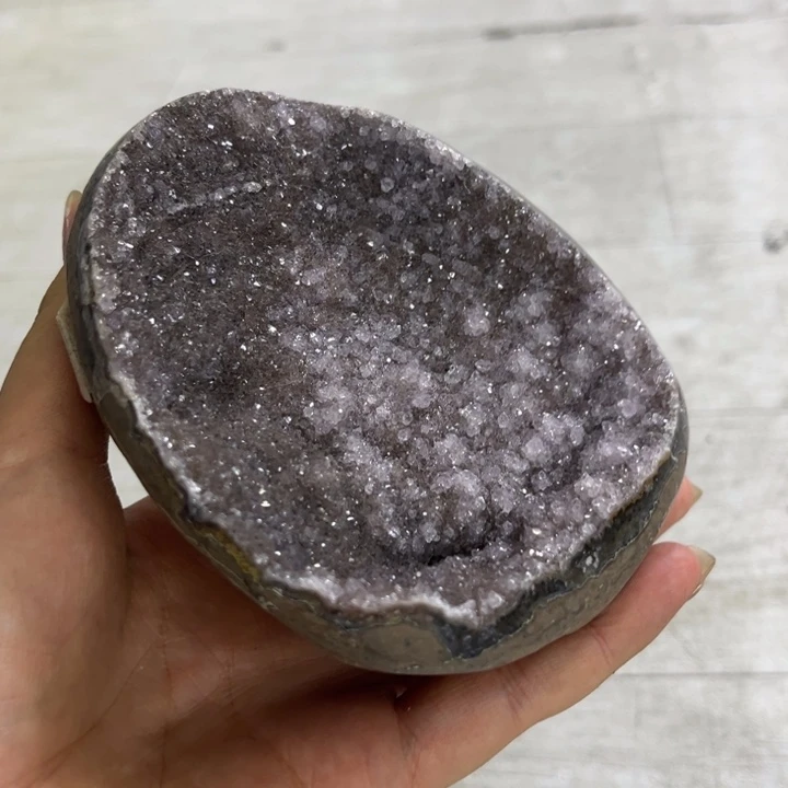 未镶嵌水晶发饰紫晶花盘