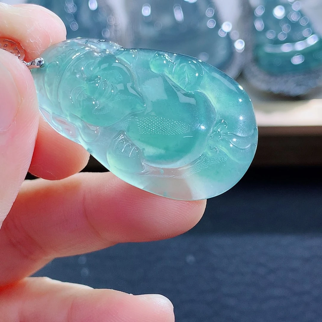 未镶嵌挂件翡翠翡翠