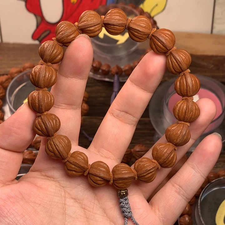 桃核吊坠15佛手手持