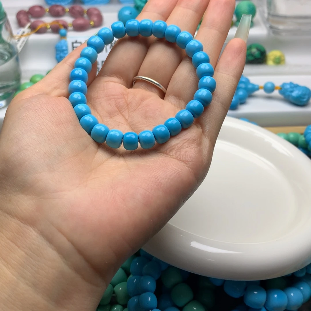 湖北发货批发精挑绿色矿原创手串108雕刻多样性发货 以介绍为准