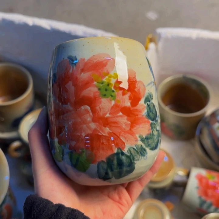 瓷片景德镇陶瓷手工手绘