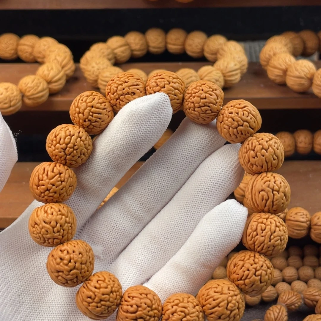 桃核吊坠野生盘龙