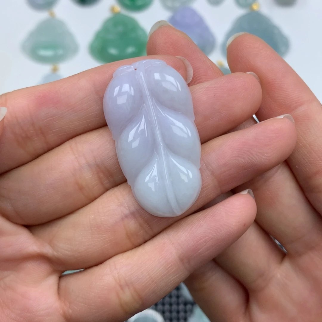 翡翠未镶嵌颈饰天然