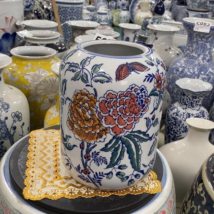 摆件手绘陶瓷花瓶福利一个