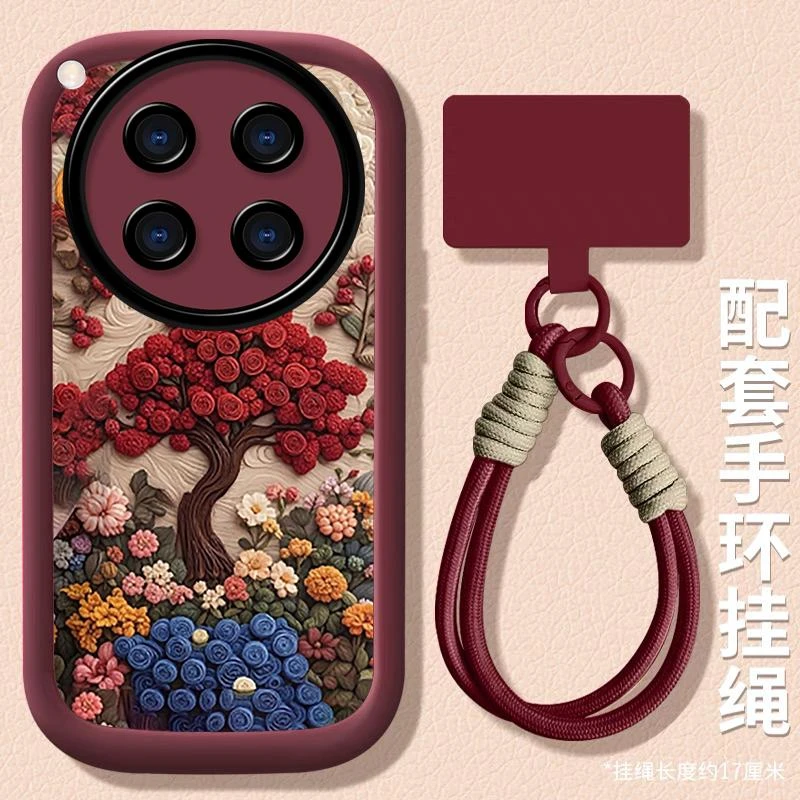 适用OPPOFindX8s+手机壳花朵玫瑰FindX8ultra手机套软壳findx7pr